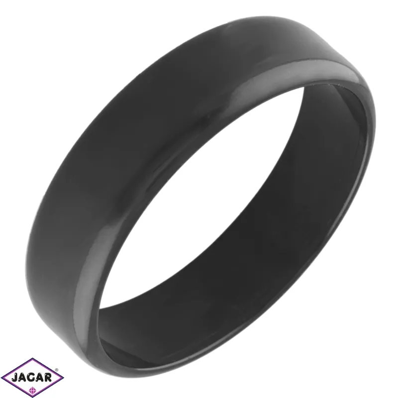 Bransoletki sztywne czarne 6szt/op BRA4547 Bransoletki sztywne czarne 6szt/op BRA4547
