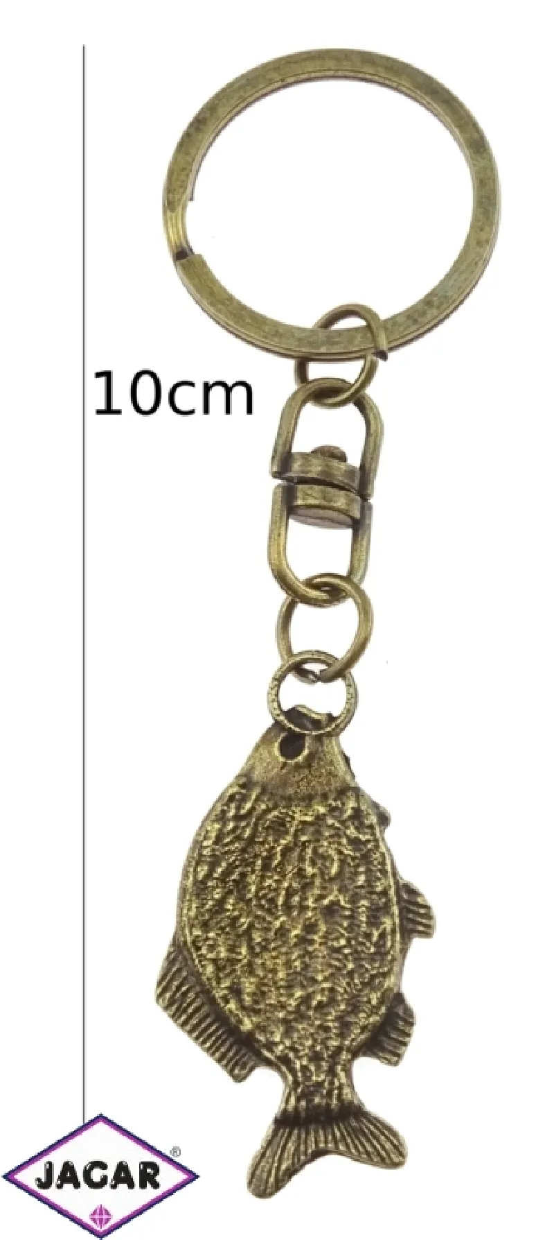Brelok metalowy - karp na monetę - BM19 Brelok metalowy - karp na monetę - BM19