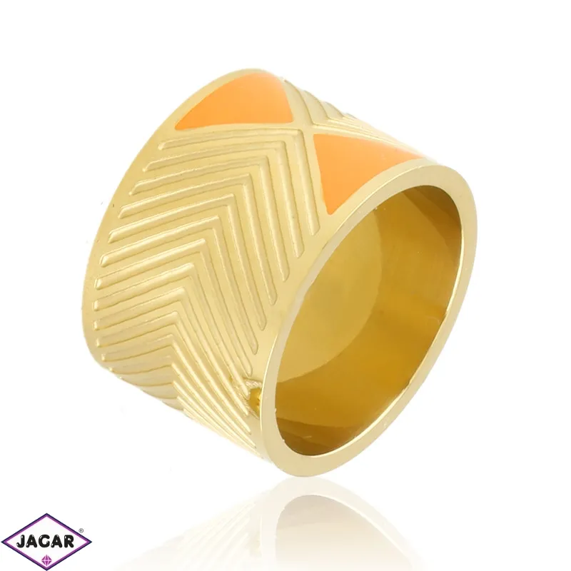 Obrączka stalowa szeroka1,5cm emalia Xuping PP4895 Obrączka stalowa szeroka1,5cm emalia Xuping PP4895