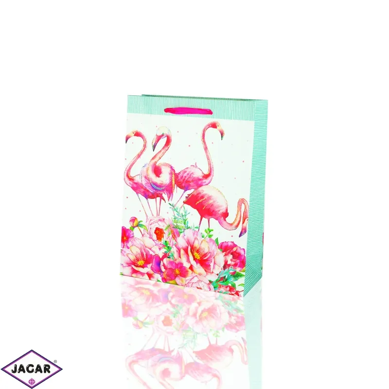 Torebki - egzotyczne flaming - 32x26cm 12szt TP252 Torebki - egzotyczne flaming - 32x26cm 12szt TP252