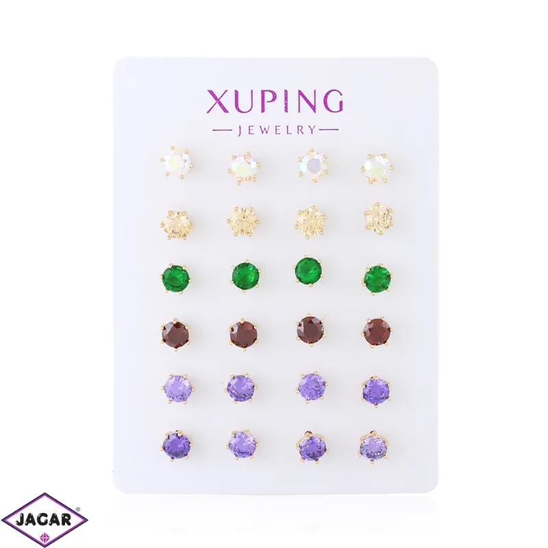 Kolczyki sztyfty 12par/op Xuping EAP28404 Kolczyki sztyfty 12par/op Xuping EAP28404