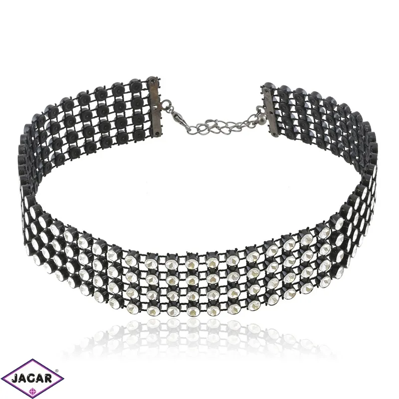 Naszyjnik choker kryształowy 4rzędowy NA2893 Naszyjnik choker kryształowy 4rzędowy NA2893