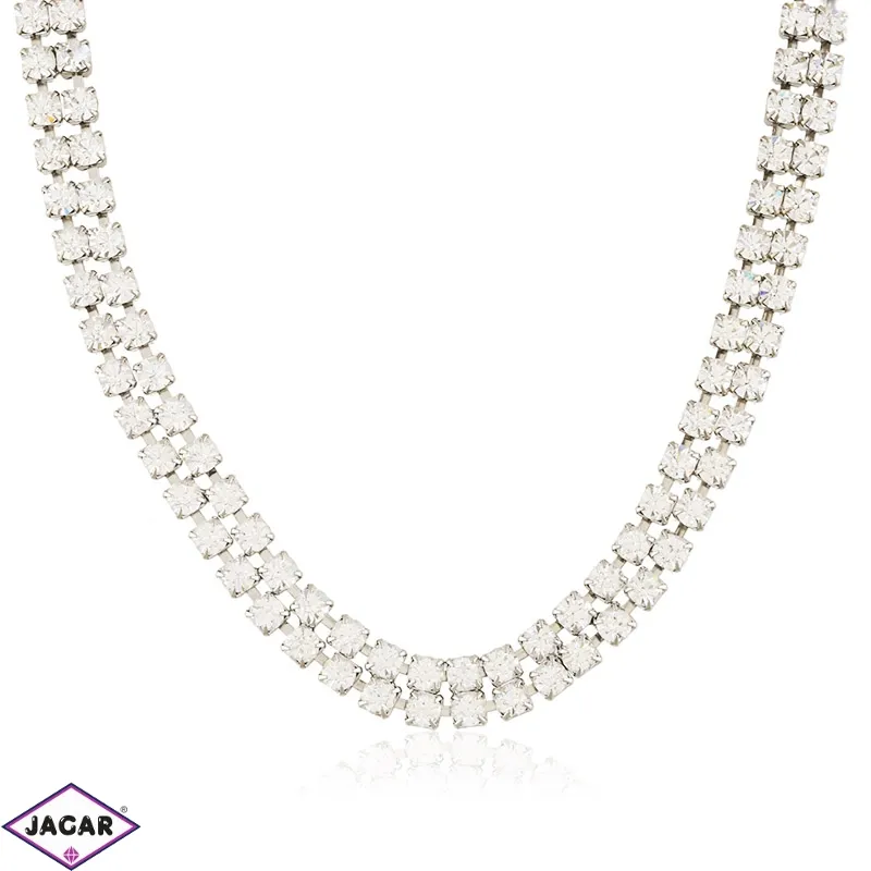 Naszyjnik czeskie dżety choker NA2907