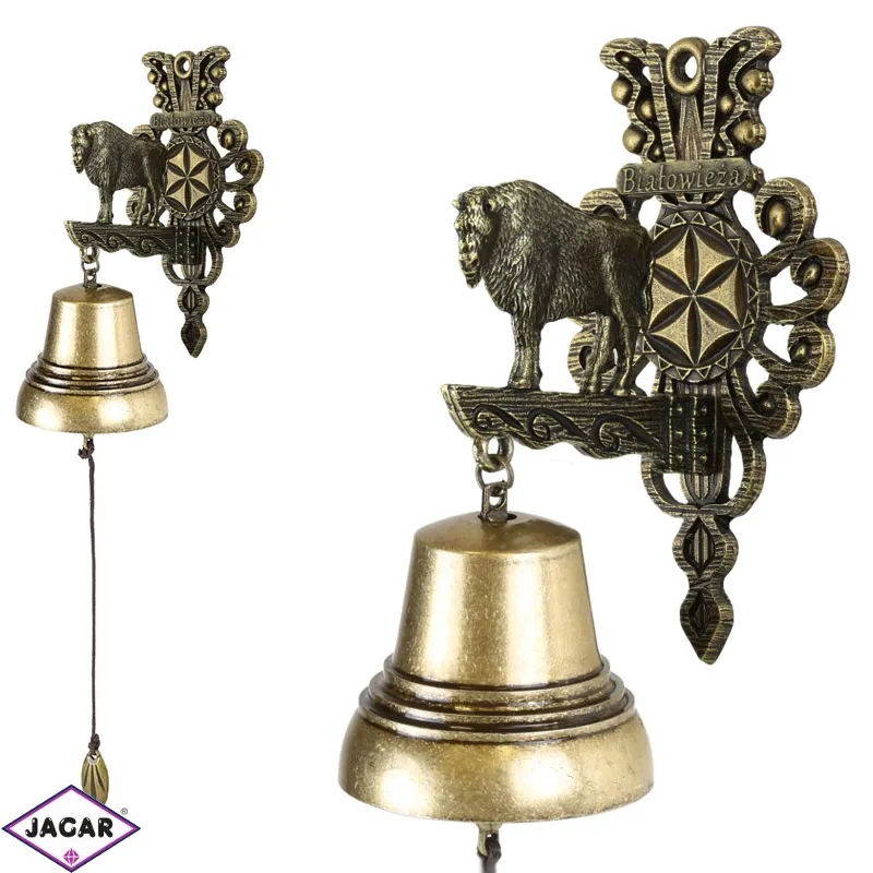 Dzwonek wiszący żubr - 17cm FR338 Dzwonek wiszący żubr - 17cm FR338