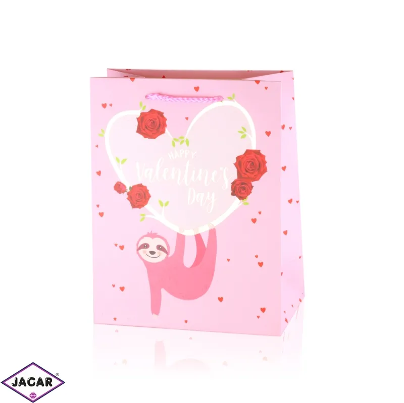 Torebki WALENTYNKOWE 23x18x10cm 12szt/op TP975 Torebki WALENTYNKOWE 23x18x10cm 12szt/op TP975