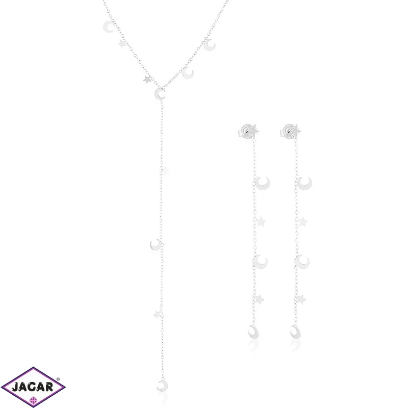 Komplet biżuterii stal księżyce Moonriver PK774 Komplet biżuterii stal księżyce Moonriver PK774
