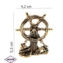 Figurka metalowa - koło sterowe - 3szt/op FR79