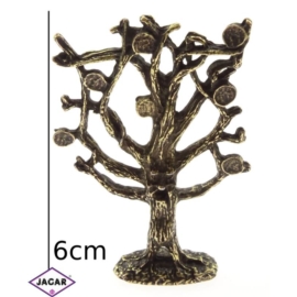 Figurka metalowa - drzewo - 5szt/op FR12B
