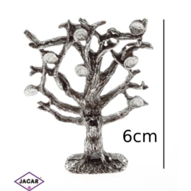 Figurka metalowa - drzewo - 5szt/op FR12A
