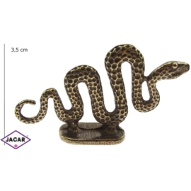 Figurka metalowa - wąż - 5szt/op FR13