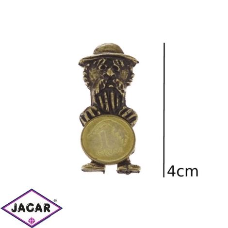 Figurka metalowa - Żyd z monetą 10szt/op FR113