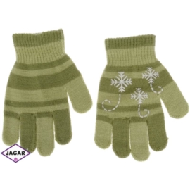 Rękawiczki dziecięce - zielone - długość 16cm RK97