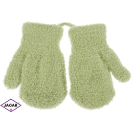 Rękawiczki dziecięce- zielone - długość 10cm RK160