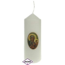Świeca ołtarzowa -M.B. Częstochowska - dł13cm SG22