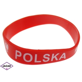 Bransoletka silikonowa - Polska - śr:6cm BRA232