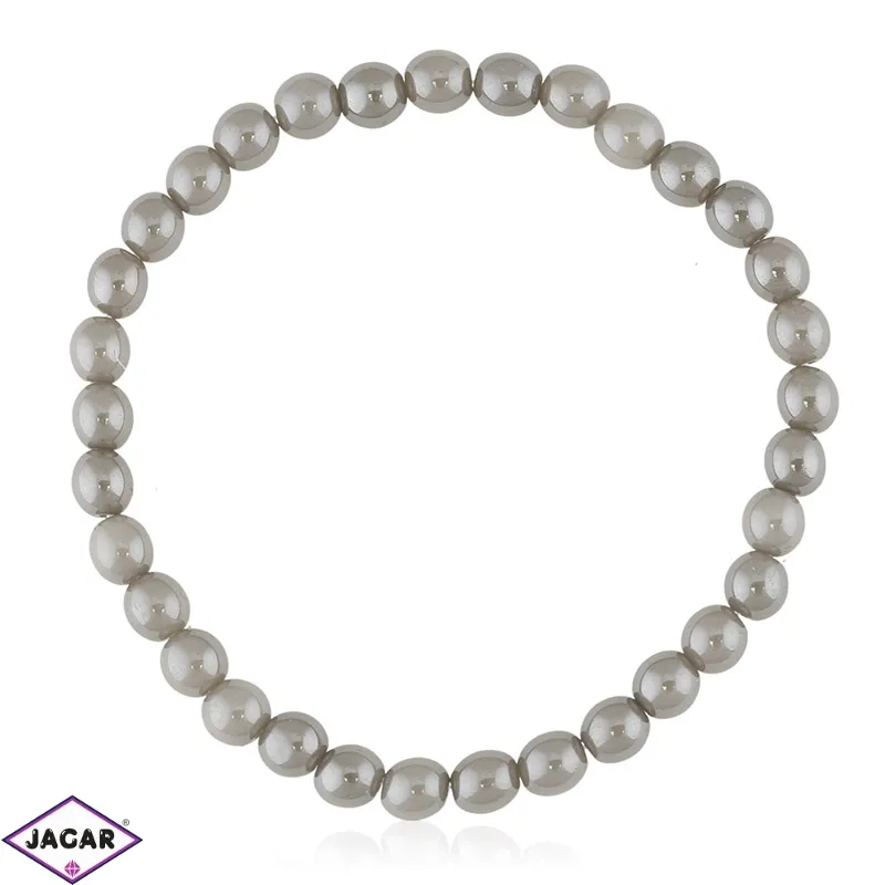Bransoletka perły szare 0,7mm - BRA4713 Bransoletka perły szare 0,7mm - BRA4713