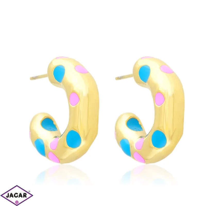Kolczyki stalowe emaliowane Moonriver EAP30659 Kolczyki stalowe emaliowane Moonriver EAP30659