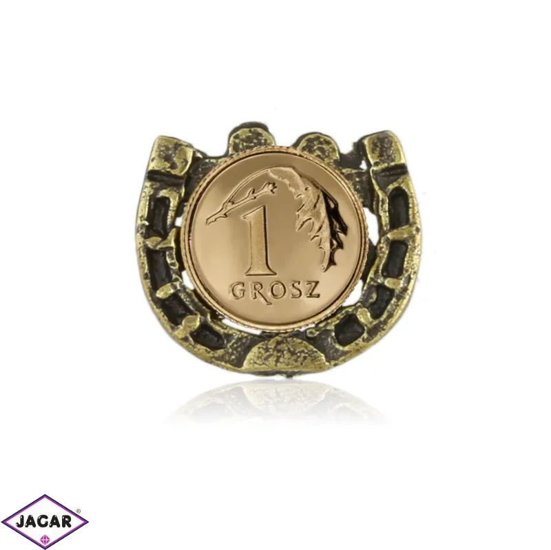 Figurka metalowa GROSZ W PODKOWIE 10szt/op FR343 Figurka metalowa GROSZ W PODKOWIE 10szt/op FR343