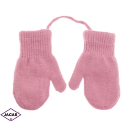 Rękawiczki dziecięce - różowe - 15cm - RK301