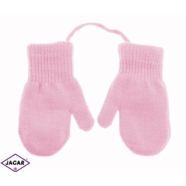 Rękawiczki dziecięce - jasno-różowy - 15cm - RK308