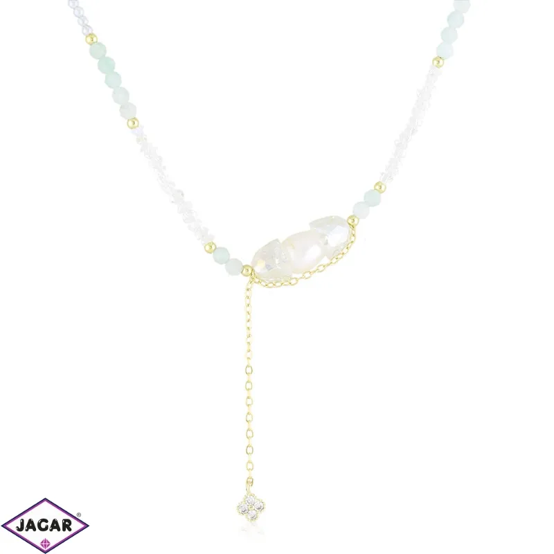 Celebrytka choker stal chirurgicznaz perłą CP12656 Celebrytka choker stal chirurgicznaz perłą CP12656