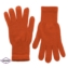 Klasyczne rękawiczki damskie - orange - RK337