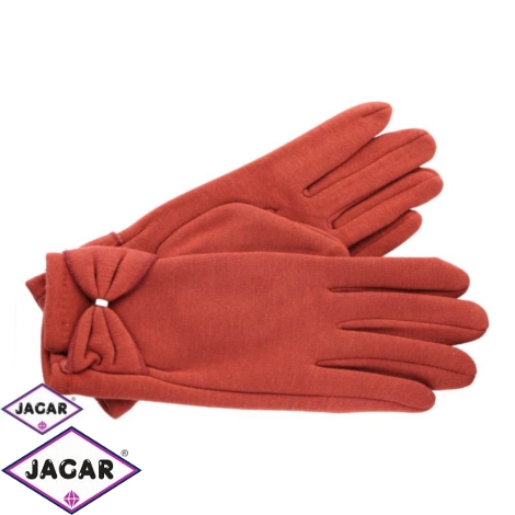 Eleganckie rękawiczki damskie - czerwone - RK343