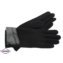 Eleganckie rękawiczki damskie - czarne - RK348