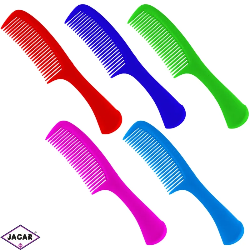 Grzebień do włosów mix kolorów 22cm 20szt/op SZC56 Grzebień do włosów mix kolorów 22cm 20szt/op SZC56