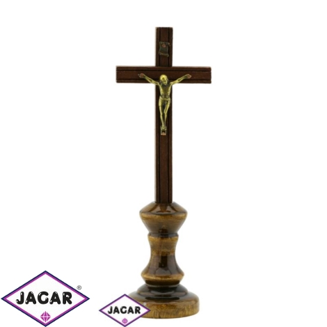 Krzyż drewniany - dł: 24cm KR02