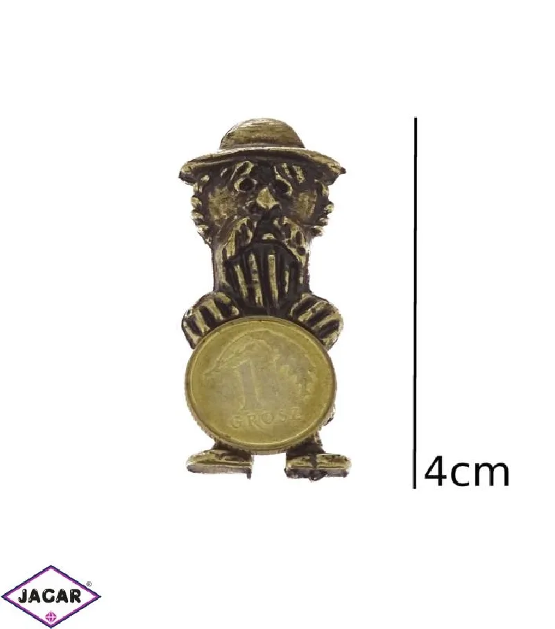 Figurka metalowa - Żyd z monetą FR113 Figurka metalowa - Żyd z monetą FR113