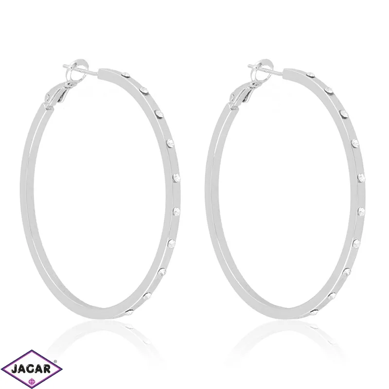 Kolczyki stalowe koła 5cm EAP31480