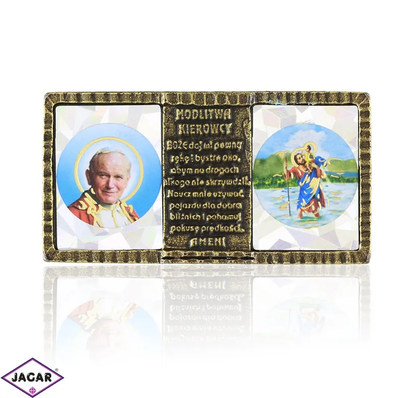 Figurka metalowa modlitwa kierowcy FR357