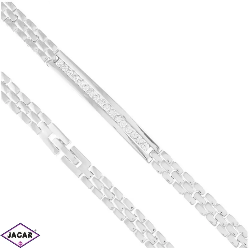 Bransoletka panel z kryształkami Xuping BP15933 Bransoletka panel z kryształkami Xuping BP15933