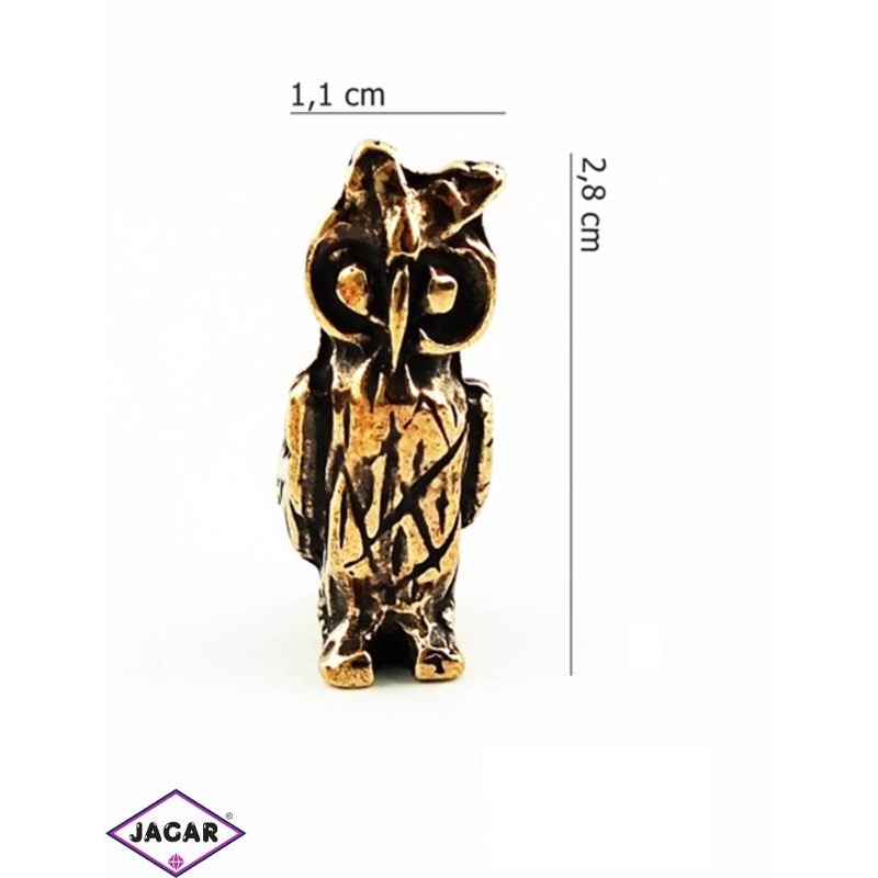 Figurka metalowa - sowa - FR46 Figurka metalowa - sowa - FR46