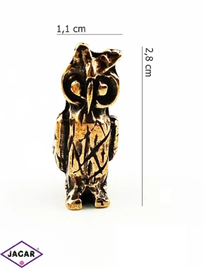 Figurka metalowa - sowa - FR46 Figurka metalowa - sowa - FR46