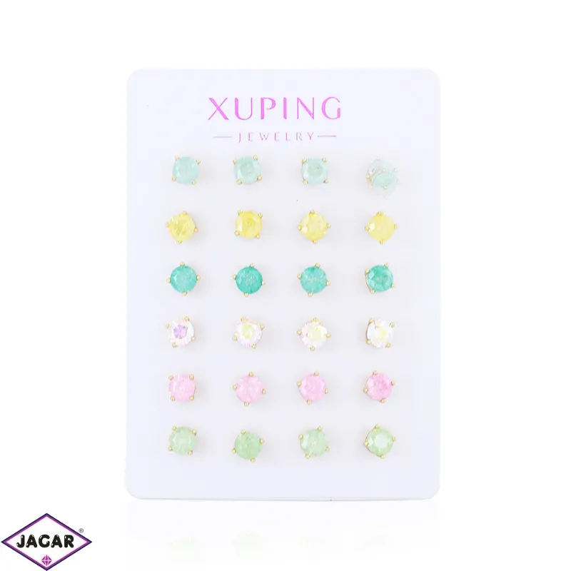 Kolczyki sztyfty mix kolorów 12par Xuping EAP32151 Kolczyki sztyfty mix kolorów 12par Xuping EAP32151