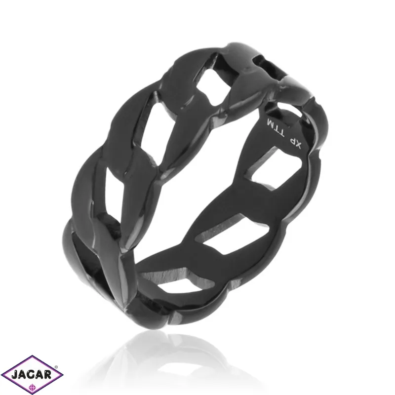 Obrączka stalowa black Xuping PP5517 Obrączka stalowa black Xuping PP5517