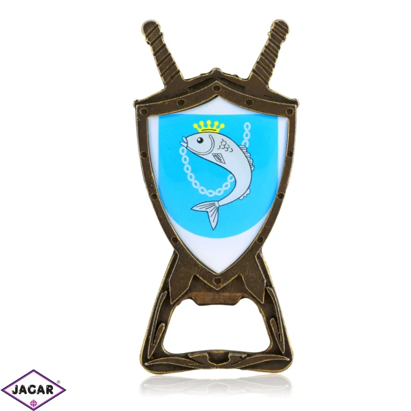Magnes otwieracz herb MIKOŁAJKI MM122 Magnes otwieracz herb MIKOŁAJKI MM122