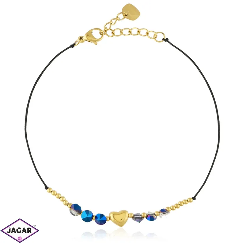 Bransoletka stalowa na sznurku Blueberry BP16089 Bransoletka stalowa na sznurku Blueberry BP16089