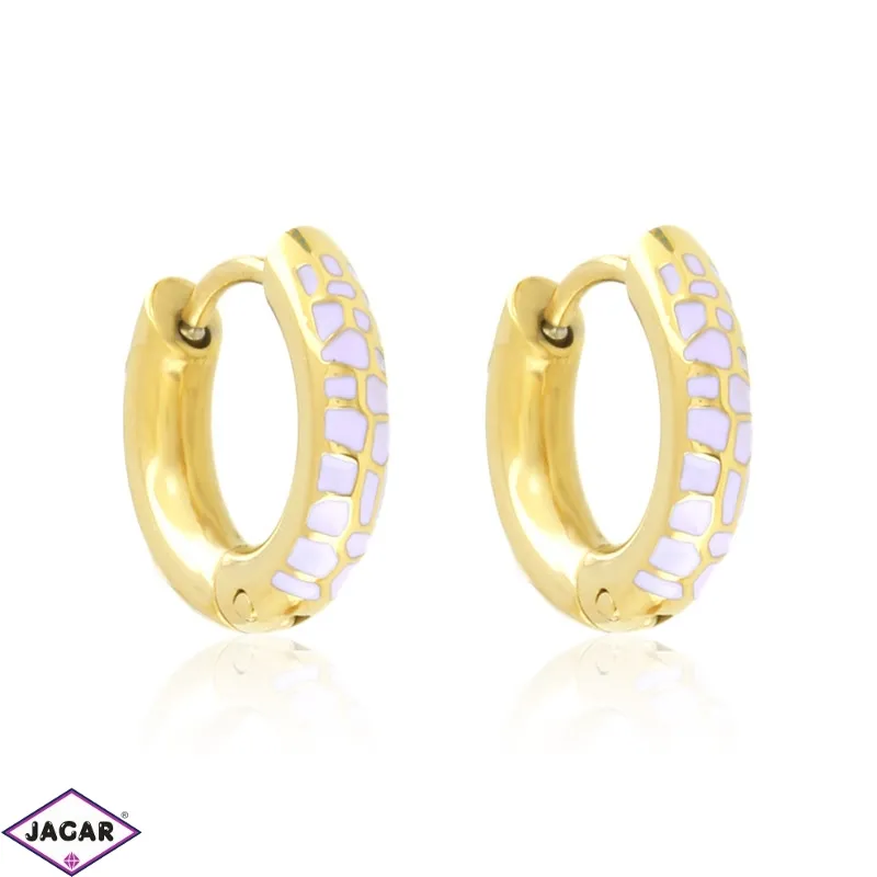 Kolczyki stalowe emaliowane Xuping EAP32460 Kolczyki stalowe emaliowane Xuping EAP32460
