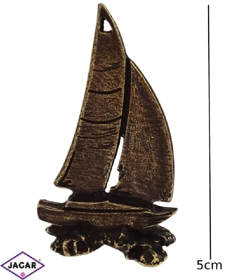 Figurka metalowa - żaglówka - FR116