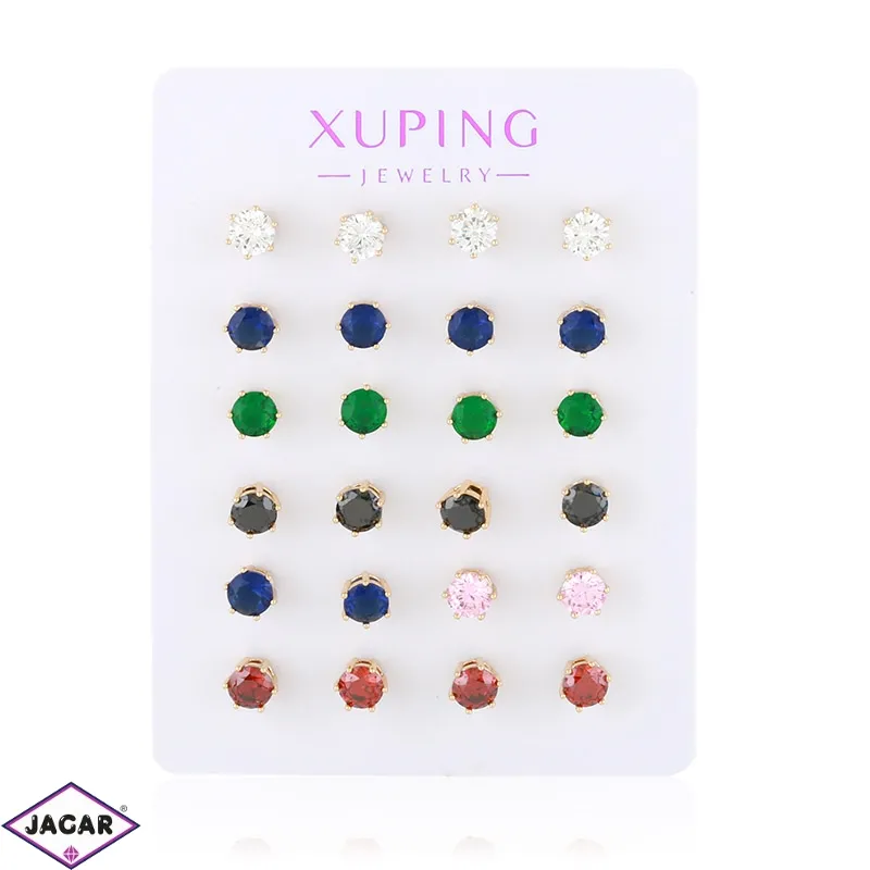 Kolczyki sztyfty 12par/op Xuping EAP32778 Kolczyki sztyfty 12par/op Xuping EAP32778