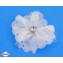 Spinka edytka - biały kwiatek - długość: 8cm
