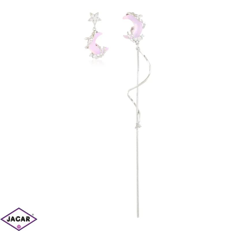 Kolczyki stalowe asymetryczne Moonriver EAP33416