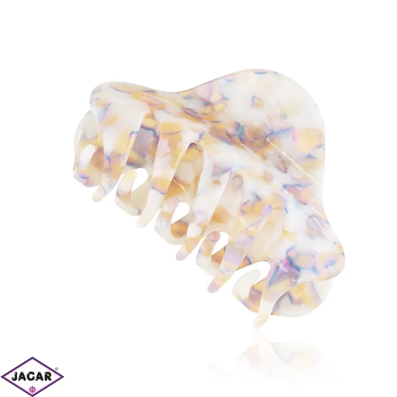Klamra marmurkowa beżowa 8cm SZ870 Klamra marmurkowa beżowa 8cm SZ870
