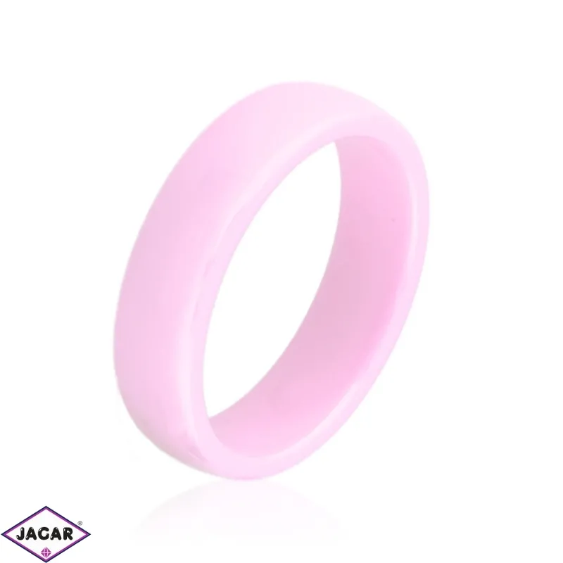 Obrączka ceramiczna różowa 6mm Xuping PP5764 Obrączka ceramiczna różowa 6mm Xuping PP5764