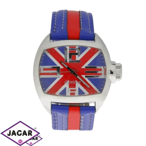 Zegarek damski - flaga brytyjska- szer: 5cm - Z254