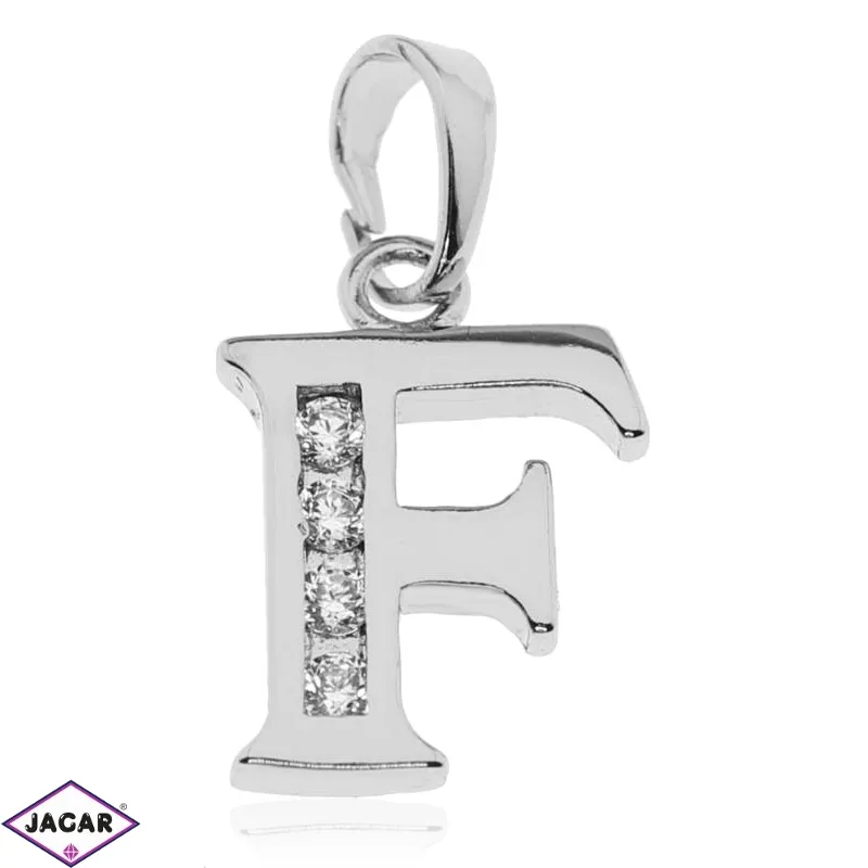 Przywieszka Xuping - litera F - PRZ1484 Przywieszka Xuping - litera F - PRZ1484