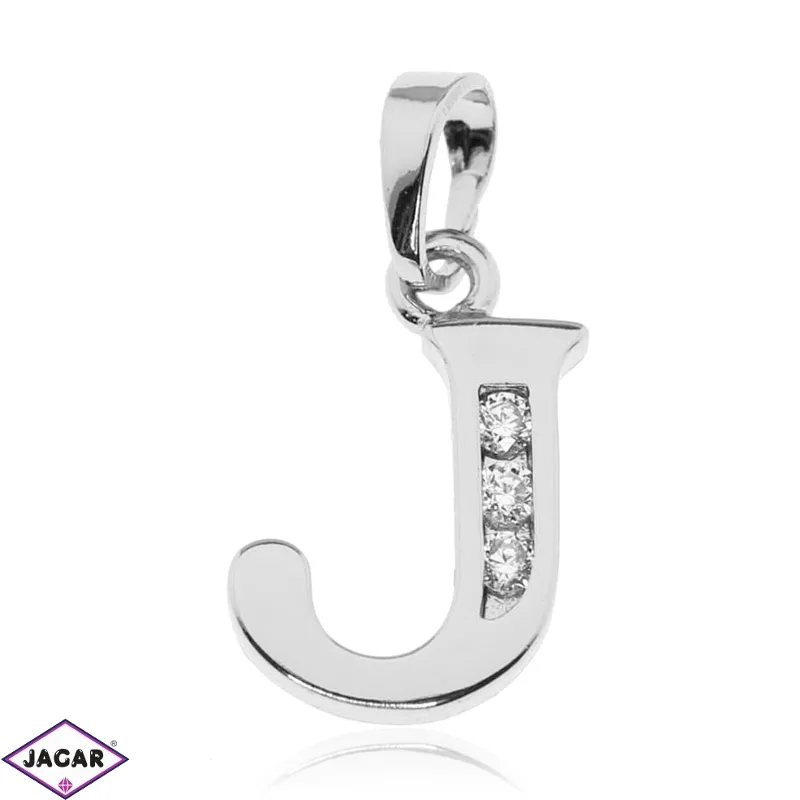 Przywieszka Xuping - litera J - PRZ1488 Przywieszka Xuping - litera J - PRZ1488